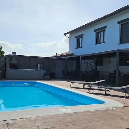 Villa De Lujo En Gijon, Piscina Climatizada, Bar *